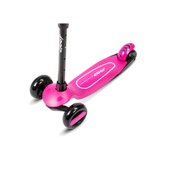 Ziggy 3-Wheel Tilt Scooter With LED lights - Pink