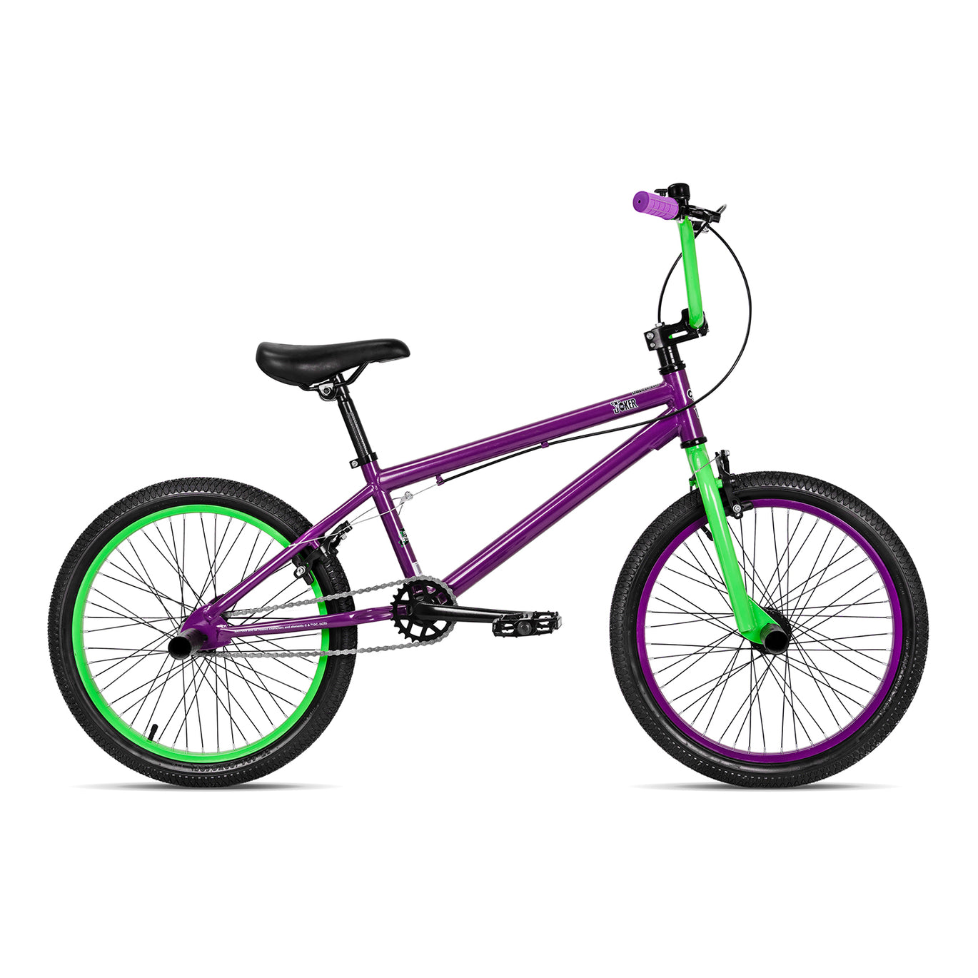 Mongoose bmx grey and purple hotsell