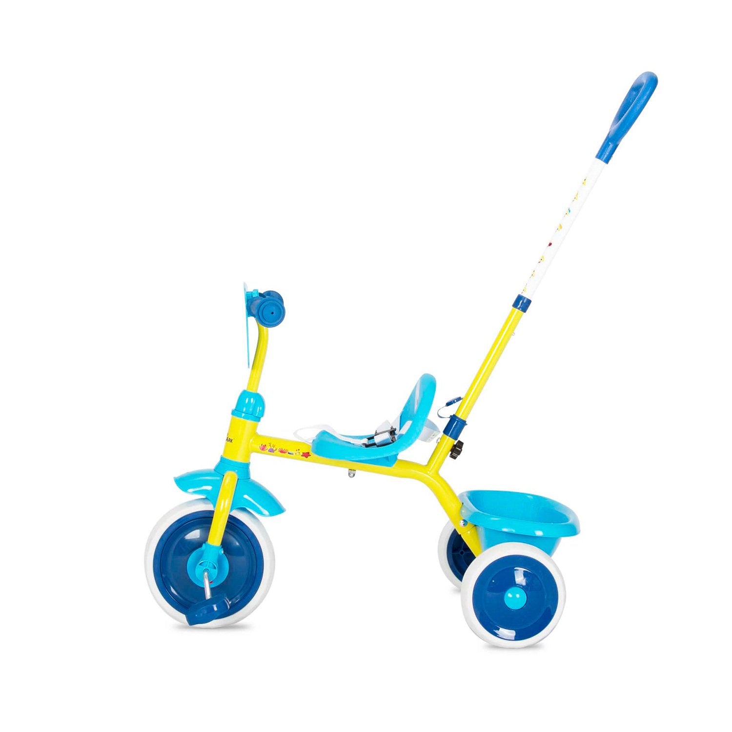 Spartan Nickelodeon Baby Shark Tricycle with Pushbar