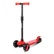 Ziggy 3-Wheel Tilt Scooter With LED lights - Red