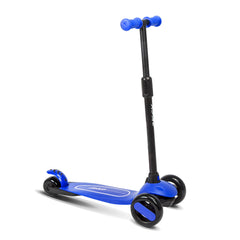Ziggy 3-Wheel Tilt Scooter With LED lights - Blue