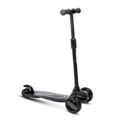 Ziggy 3-Wheel Tilt Scooter With LED lights - Black